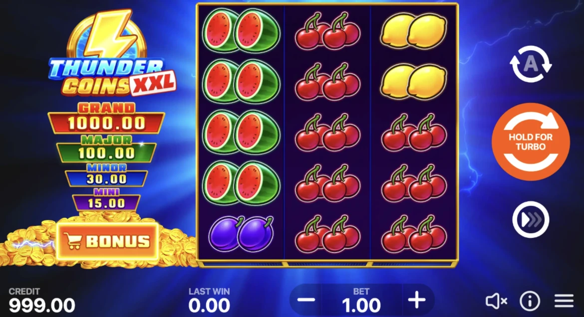 Thunder Coins XXL: Hold and Win