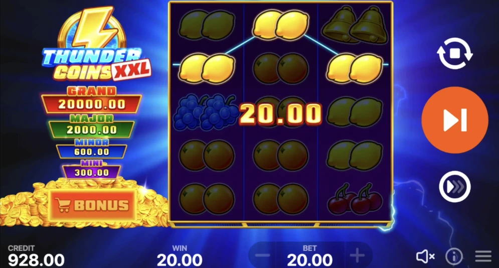 Thunder Coins XXL: Hold and Win Slot