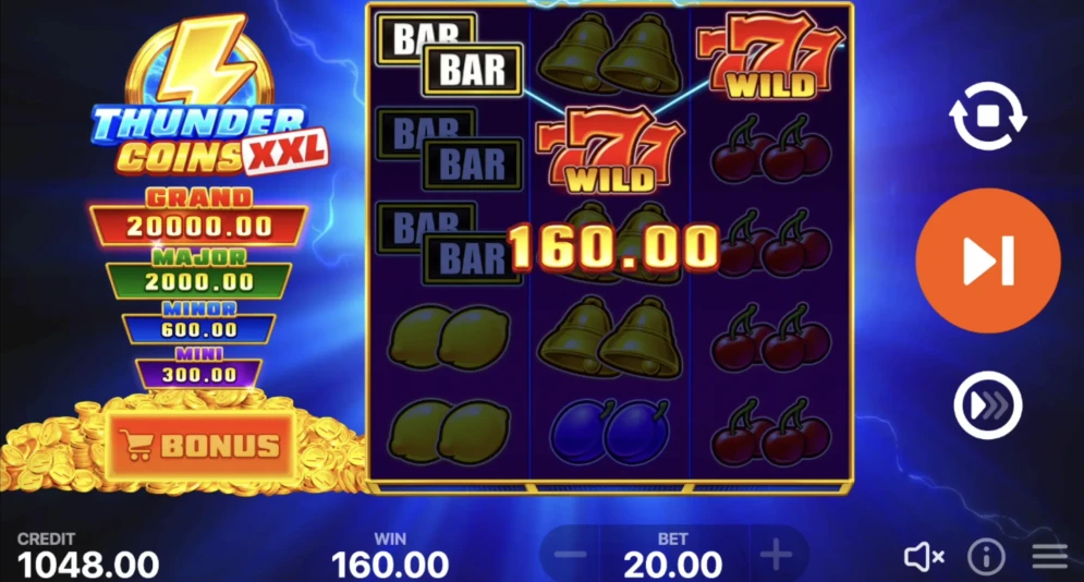 Thunder Coins XXL: Hold and Win Slot