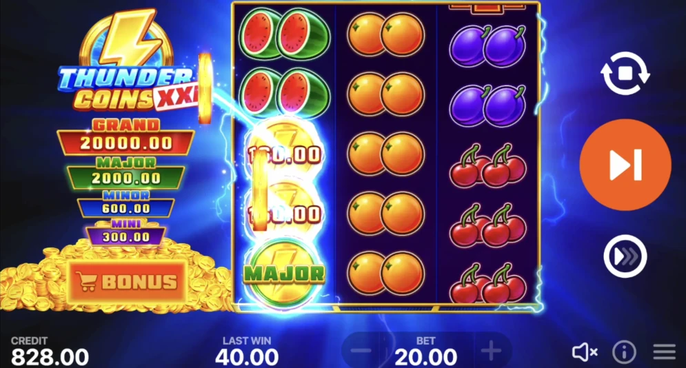 Thunder Coins XXL: Hold and Win